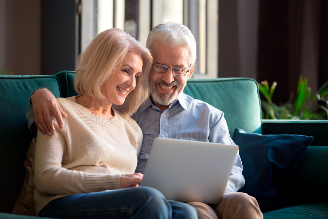 pareja tercera edad